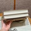 DDMode Hermes Roulis 23CM 8L Beton Evercolor Leather Gold Hardware