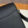 DDMode Hermes Roulis 18CM CK89 Noir Evercolor Leather Silver Hardware Full Handmade