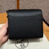 DDMode Hermes Roulis 18CM CK89 Noir Evercolor Leather Silver Hardware Full Handmade