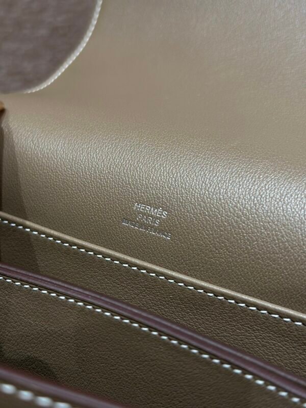 DDMode Roulis 18CM Evercolor Leather Silver Hardware CK18 Etoupe Full Handmade