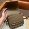 DDMode Roulis 18CM Evercolor Leather Silver Hardware CK18 Etoupe Full Handmade