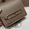 DDMode Roulis 18CM Evercolor Leather Silver Hardware CK18 Etoupe Full Handmade