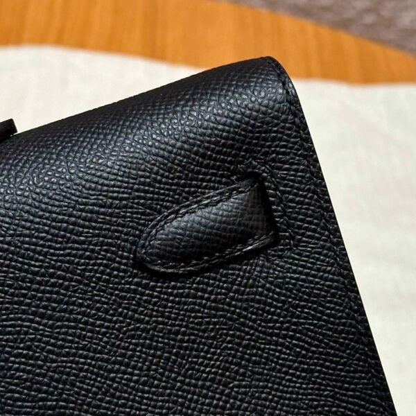 DDMode Kelly Cut Epsom Leather 31CM CK89 Black Silver Hardware