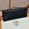 DDMode Kelly Cut Epsom Leather 31CM CK89 Black Silver Hardware