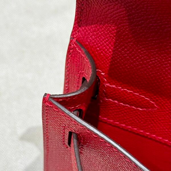 DDMode Hermes Kelly Cut 31CM Epsom Leather Q5 Rouge Casaque Gold Hardware