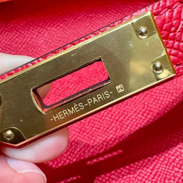 DDMode Hermes Kelly Cut 31CM Epsom Leather Q5 Rouge Casaque Gold Hardware