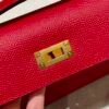DDMode Hermes Kelly Cut 31CM Epsom Leather Q5 Rouge Casaque Gold Hardware
