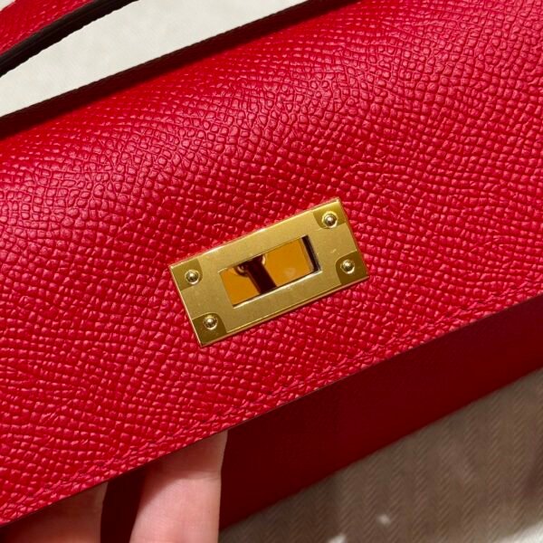 DDMode Hermes Kelly Cut 31CM Epsom Leather Q5 Rouge Casaque Gold Hardware