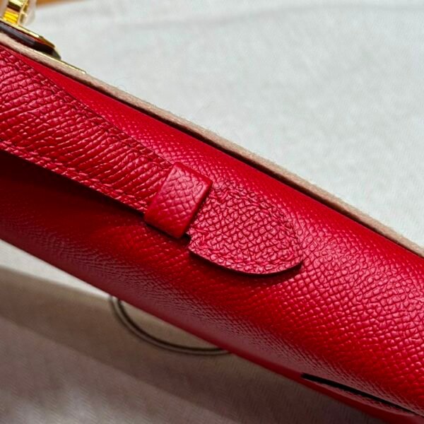 DDMode Hermes Kelly Cut 31CM Epsom Leather Q5 Rouge Casaque Gold Hardware