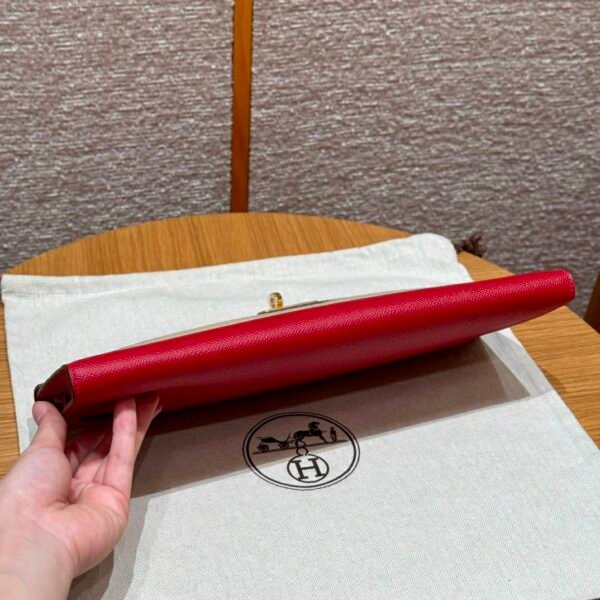 DDMode Hermes Kelly Cut 31CM Epsom Leather Q5 Rouge Casaque Gold Hardware