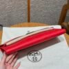 DDMode Hermes Kelly Cut 31CM Epsom Leather Q5 Rouge Casaque Silver Hardware