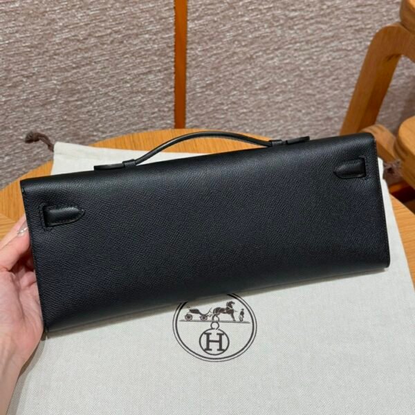 DDMode Hermes Kelly Cut 31CM Epsom Leather CK89 Black Gold Hardware