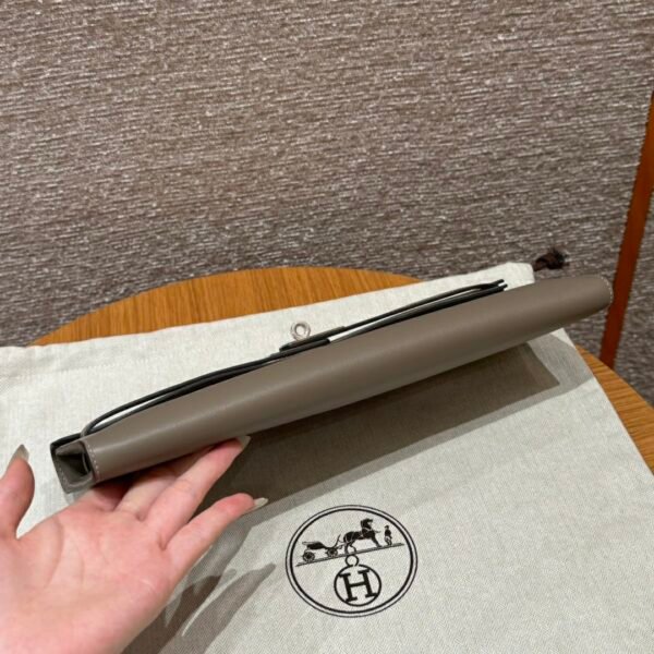 DDMode Hermes Kelly Cut 31CM Swift Leather CK18 Etoupe Silver Hardware