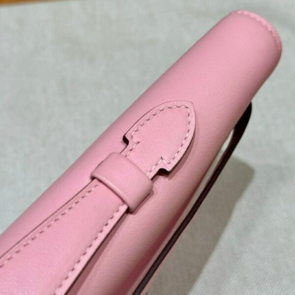 DDMode Hermes Kelly Cut 31CM Swift Leather 3Q Rose Sakura Silver Hardware
