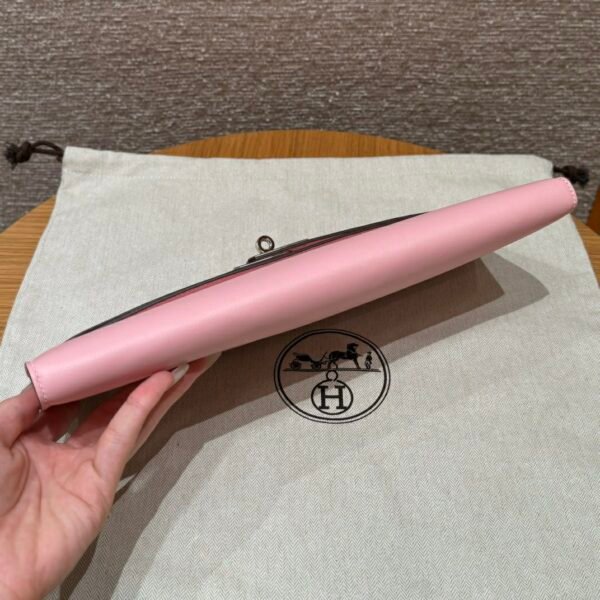 DDMode Hermes Kelly Cut 31CM Swift Leather 3Q Rose Sakura Silver Hardware