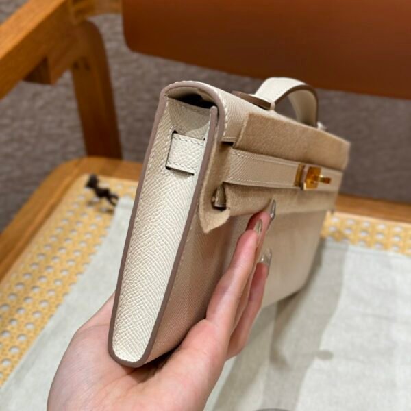 DDMode Hermes Kelly Cut 31CM Epsom Leather CK10 Craie Epsom Gold Hardware