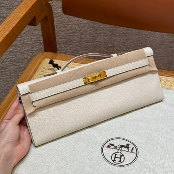 DDMode Hermes Kelly Cut 31CM Epsom Leather CK10 Craie Epsom Gold Hardware