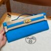 DDMode Hermes Kelly Cut 31CM Epsom Leather OF Blue Frid Epsom Gold Hardware