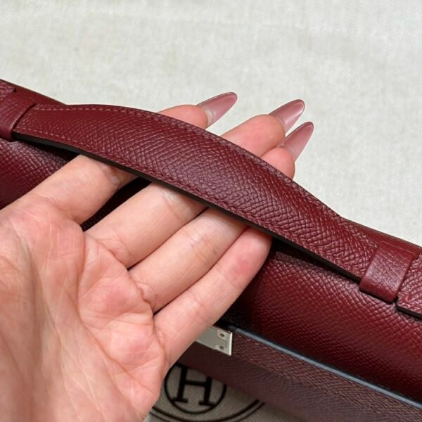 DDMode Hermes Kelly Cut 31CM Epsom Leather 55 Rogee H Epsom Silver Hardware