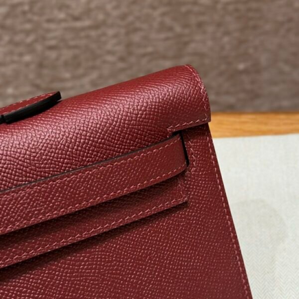 DDMode Hermes Kelly Cut 31CM Epsom Leather 55 Rogee H Epsom Silver Hardware