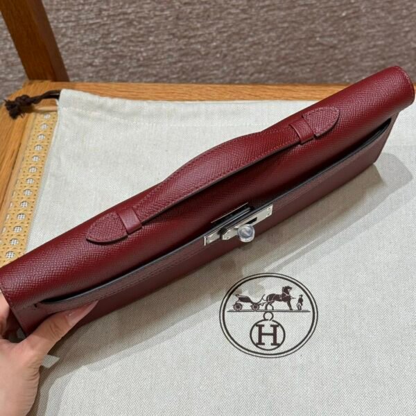 DDMode Hermes Kelly Cut 31CM Epsom Leather 55 Rogee H Epsom Silver Hardware
