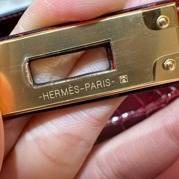 DDMode Hermes Kelly Cut 31CM Epsom Leather 4B Biscuit Gold Hardware
