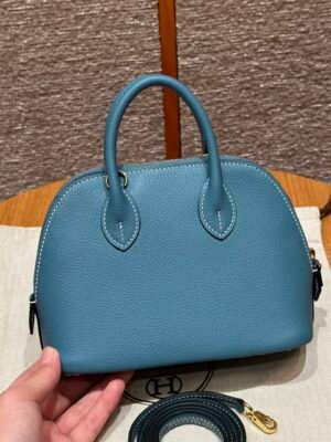 DDMode Mini Bolide 75 Blue Jean Evercolor Leather Gold Hardware