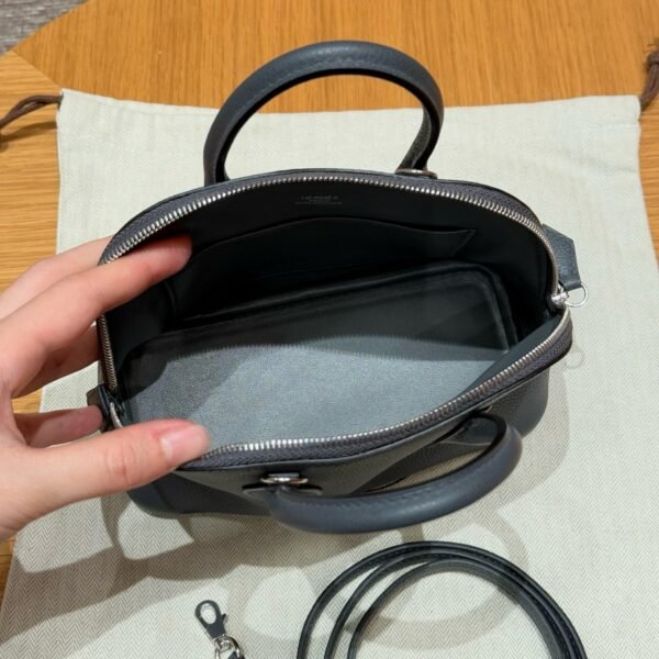 DDMode Mini Bolide 18CM Evercolor Leather H0 Gris Misty Silver Hardware