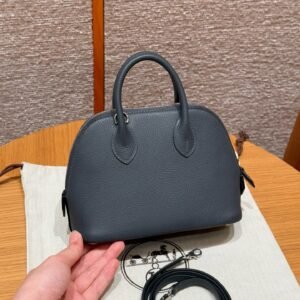 DDMode Mini Bolide 18CM Evercolor Leather H0 Gris Misty Silver Hardware