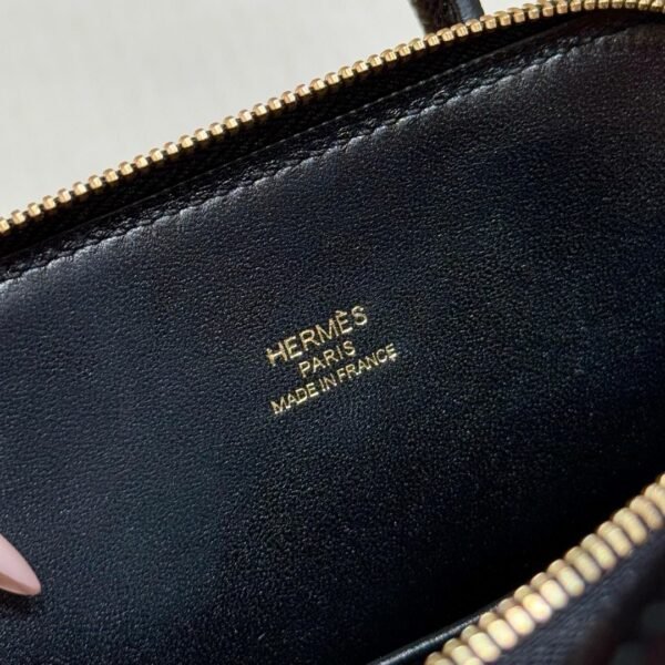 DDMode Mini Bolide 18CM Image CK89 Black Chever Leather Gold Hardware