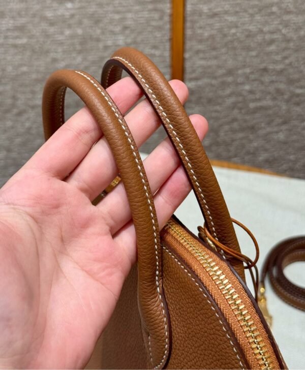 DDMode Mini Bolide Togo Leather CK37 Gold 18CM Gold Hardware