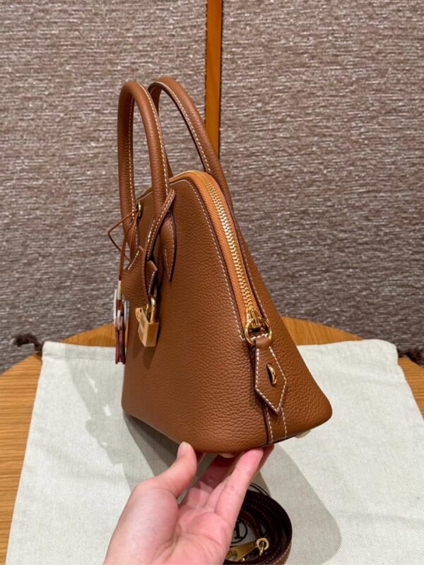 DDMode Mini Bolide Togo Leather CK37 Gold 18CM Gold Hardware