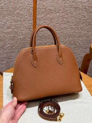 DDMode Mini Bolide Togo Leather CK37 Gold 18CM Gold Hardware