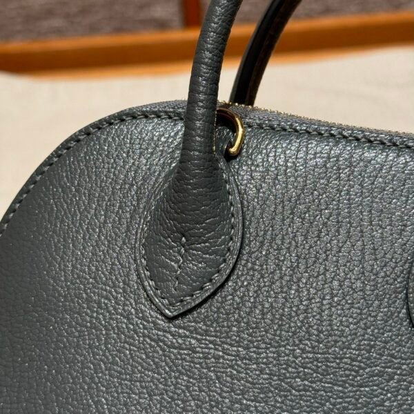 DDMode Mini Bolide 18CM 63 Vert Cypress Chever Leather Gold Hardware