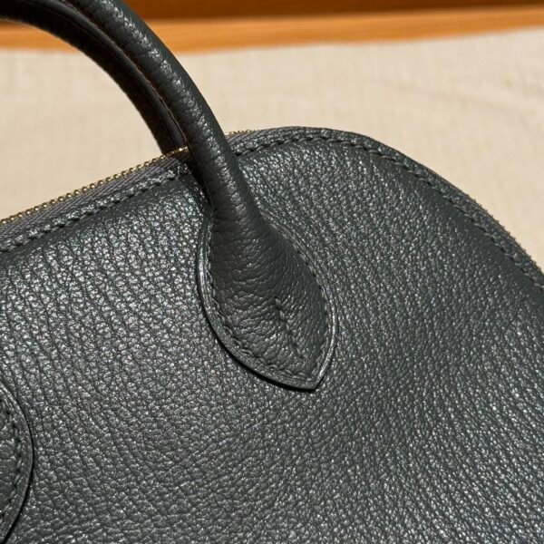 DDMode Mini Bolide 18CM 63 Vert Cypress Chever Leather Gold Hardware