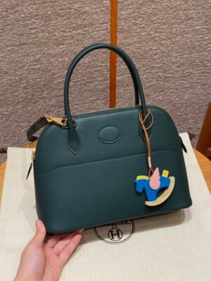 DDMode Hermes Bolide 27CM 60 Vert Cypress Swift Leather Gold Hardware