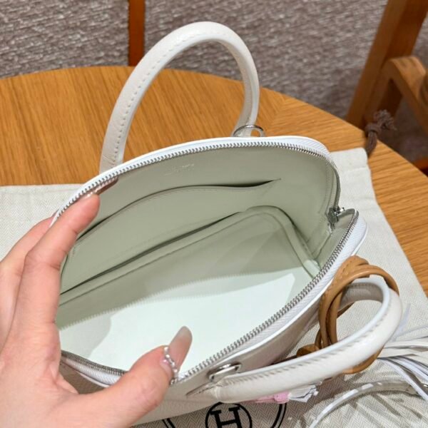 DDMode Vs Steven Mini Bolide 01 Blanc Chever Leather Silver Hardware