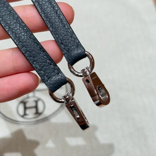 DDMode Mini Bolide 18CM Evercolor Leather H0 Gris Misty Silver Hardware