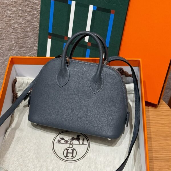 DDMode Mini Bolide 18CM Evercolor Leather H0 Gris Misty Silver Hardware