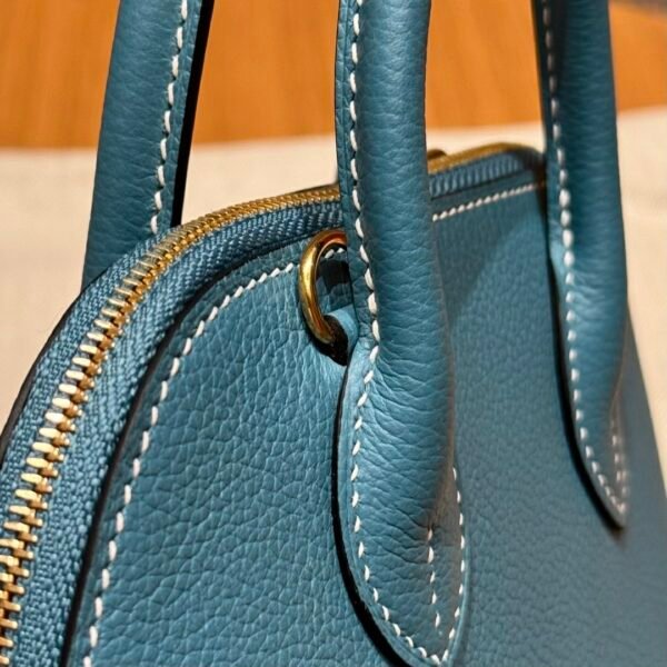 DDMode Mini Bolide 75 Blue Jean Evercolor Leather Gold Hardware