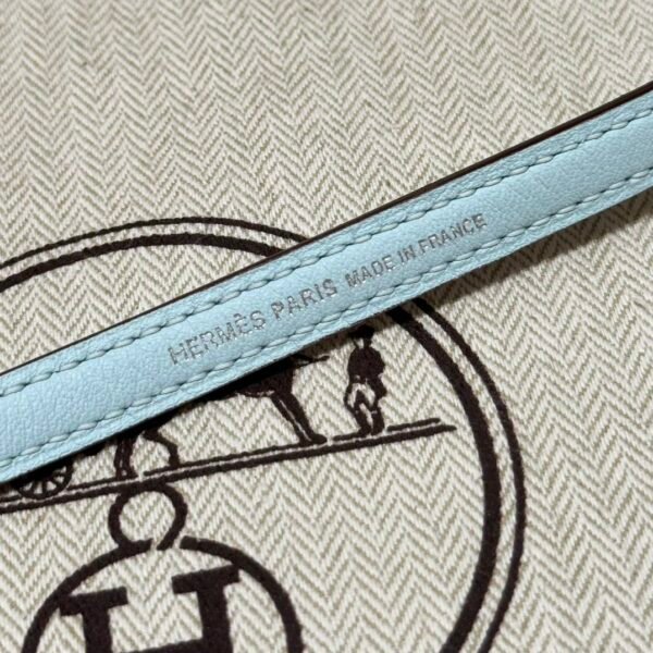 DDMode Kelly Picnic Blue Brume 20CM Swift Leather Silver Hardware New York City USA