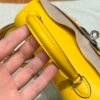 DDMode Kelly Picnic 20CM Jaune Naples Swift Leather Silver Hardware Los Angeles USA