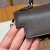 DDMode Kelly Picnic 20CM 46 Ebene Swift Leather Silver Hardware Chicago USA