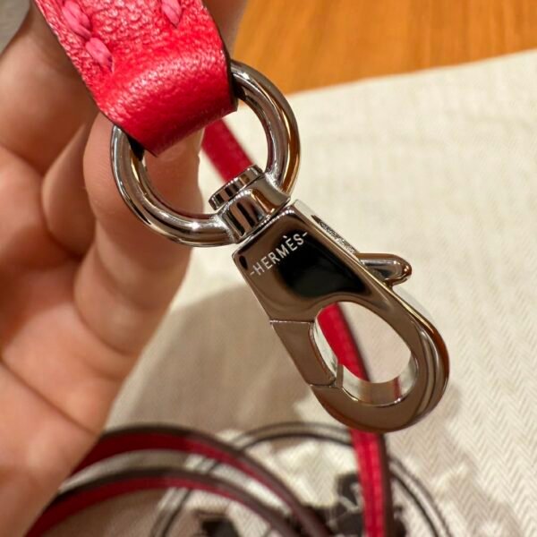 DDMode Kelly Picnic 20CM Framboise Swift Leather Silver Hardware Houston USA