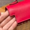 DDMode Kelly Picnic 20CM Framboise Swift Leather Silver Hardware Houston USA