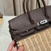 DDMode Birkin Picnic OG Rouge Sellier Swift Leather 25CM Silver Hardware