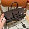 DDMode Birkin Picnic OG Rouge Sellier Swift Leather 25CM Silver Hardware