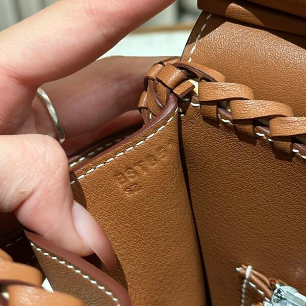 DDMode Birkin Picnic CK37 Gold Swift Leather 25CM Silver Hardware