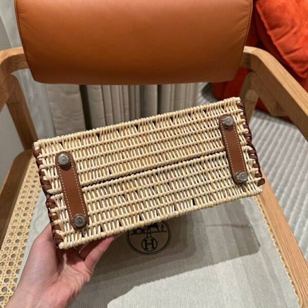 DDMode Birkin Picnic CK37 Gold Swift Leather 25CM Silver Hardware