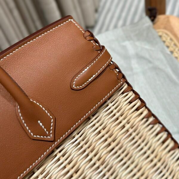 DDMode Birkin Picnic CK37 Gold Swift Leather 25CM Silver Hardware